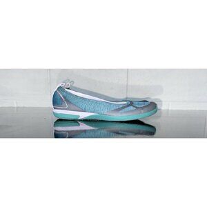 Merrell Ceylon Womens Slip On Ballet Flats Shoes Size 7.5 Teal Blue Lilac Purple